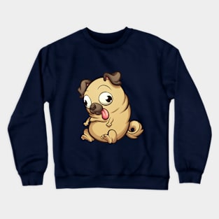 Fat pug Crewneck Sweatshirt